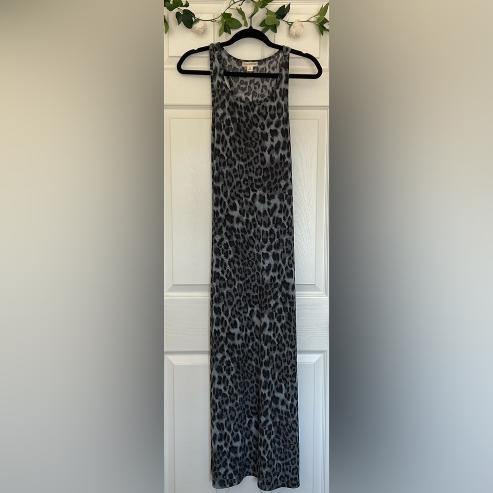 WET SEAL Leopard Print Maxi Dress- Size M